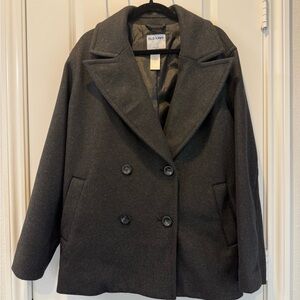 Old Navy Women's Charcoal Peacoat